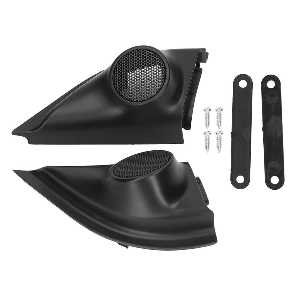 2pcs Door Pillar Tweeter Cover Trim Car Adaptations Replacement for HRV Vezel XRV CRV 20132018