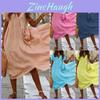 Robe Longue Mode Femme Élégante Manches Courtes Couleur Unie Décontractée Bohème Kaftan