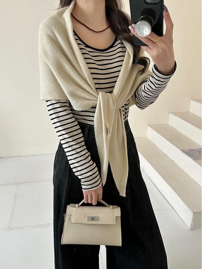 

Французская шерстяная треугольная шаль - Высококачественный женский вязаный осенний шарф 160