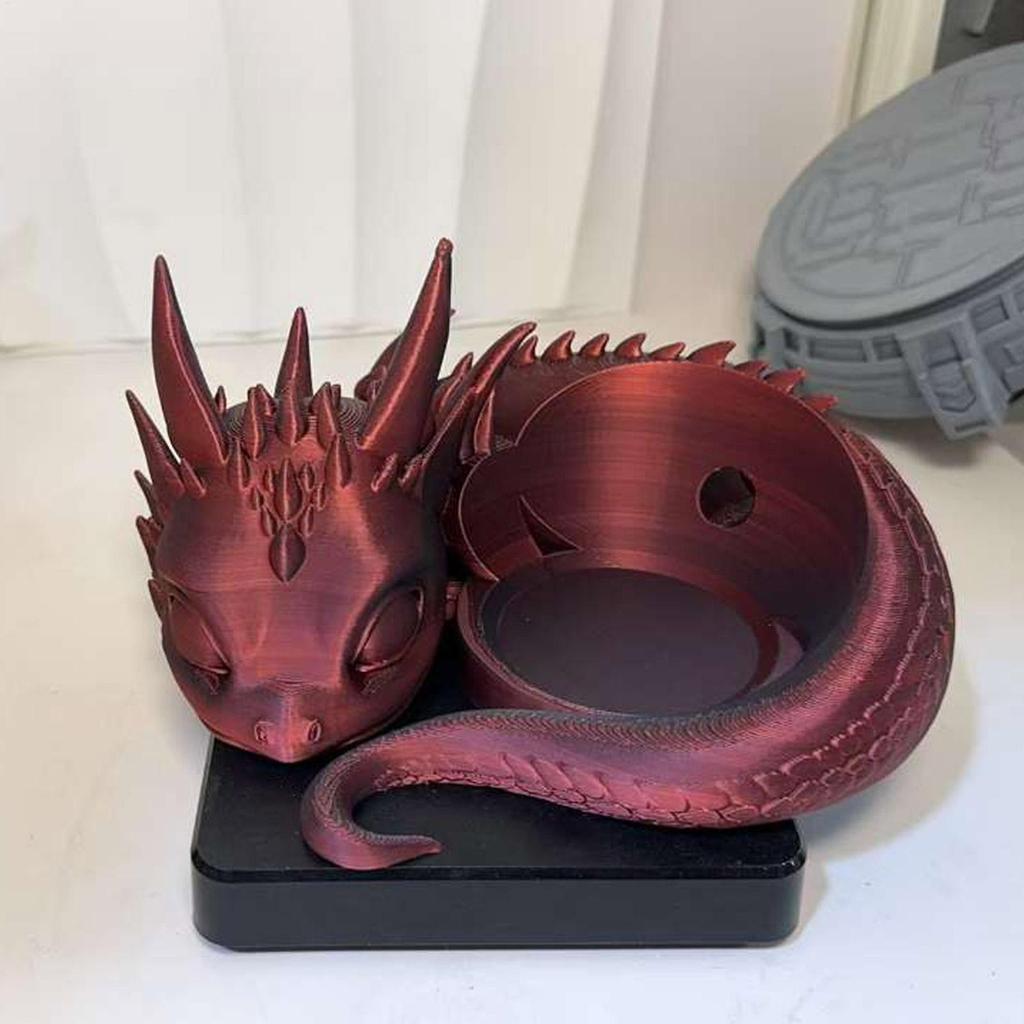 Stand Speaker Holder Exquisite Desktop Decoration 3D Printing Smart Speaker Stand With Dragon Shaped For Bedside Table