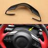 For 2017-2024 Mazda3 CX5 CX3 KF DK BN Carbon Fiber Car Steering Wheel Cover Trim