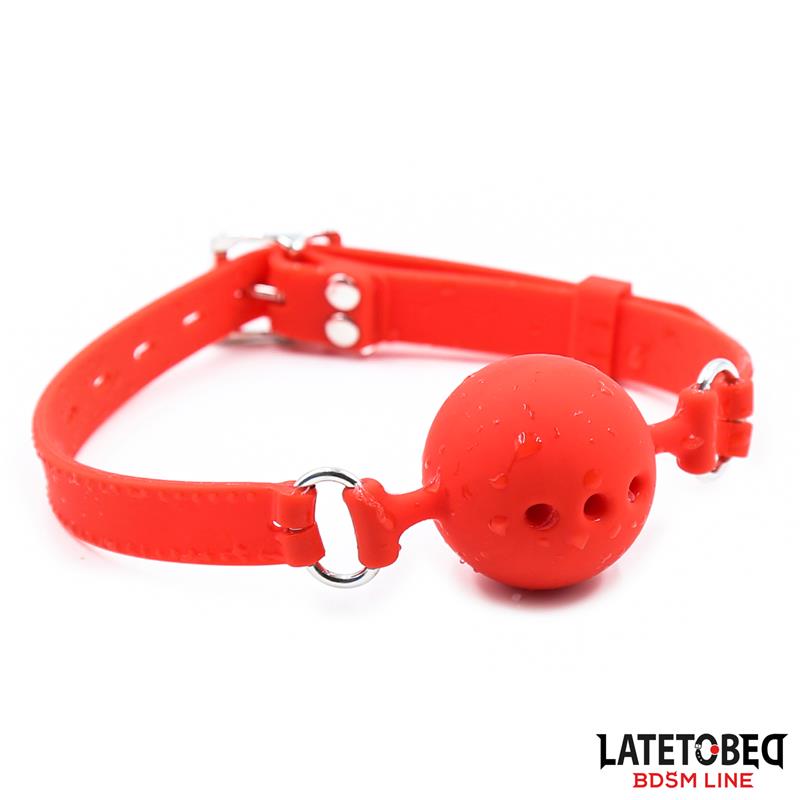 Silicone Ball Gag Transpirale S - 4 Cm