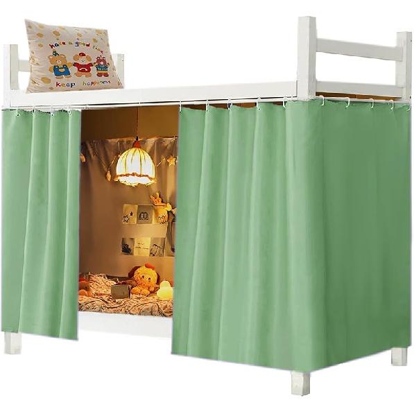 Dorm Home Solid Thicken Bunk Blackout Bed Curtains Cloth Bed Canopy Men Women Single Sleeper