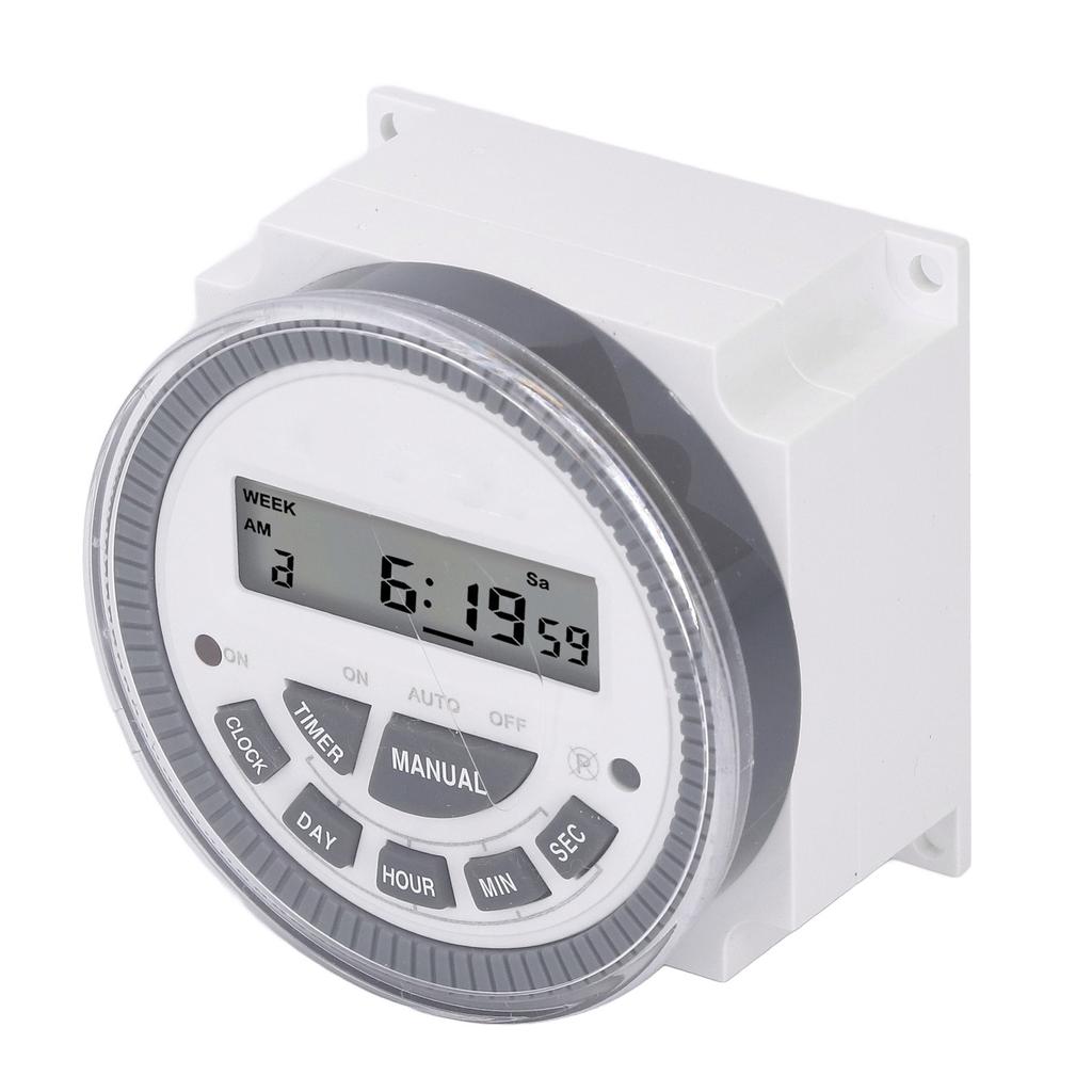 Digital Timer 1 Min To 168 Hours 7 Day Timer Switch 10A DC12V Input LCD Display Time Controller
