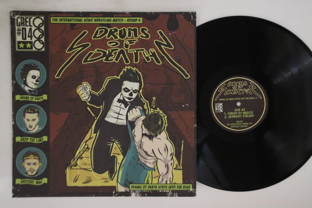 12inch Record DRUMS OF DEATH - Drums Of Death Steps Into The Ring  GREC04 GRECO ROMAN 2008 UK Dance & Electronica Used