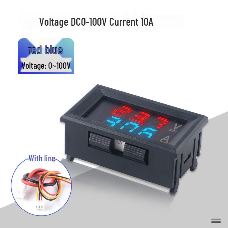 Digital Voltmeter Head: 0.28/0.36/0.56 Inch, 30V-120V, Two/Three-wire Options, With/Without Shell