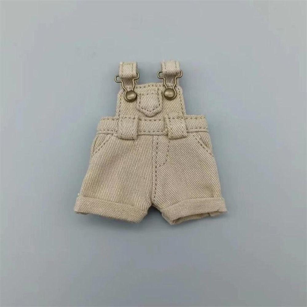 Playing House OB11 Denim Pants Dress Up Doll Jeans Pants Doll Clothes Overalls  GSC 1/12 Bjd