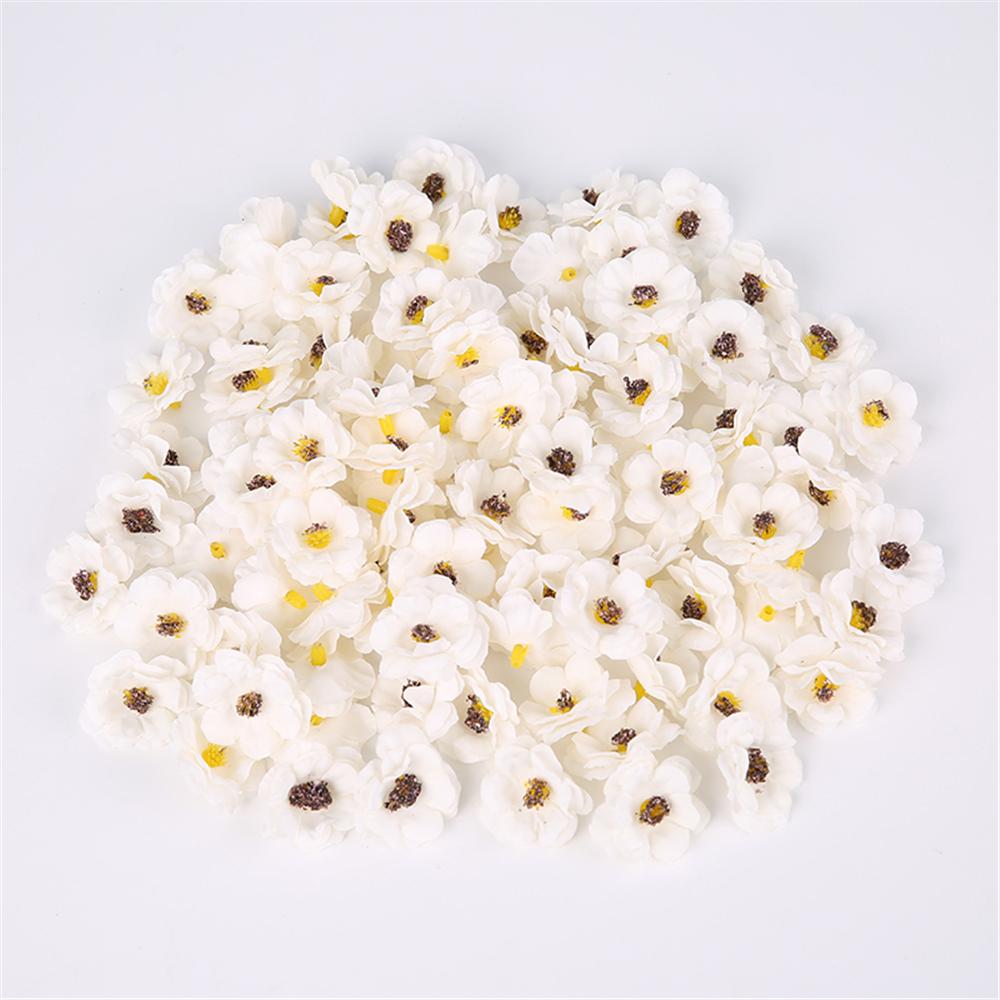 

30/50Pcs Artificial Daisy Flowers 3cm Fake Flowers Party Wedding Decorations Home Room Decor Garland DIY Gifts Cake DIY Ornament 30Pcs белый
