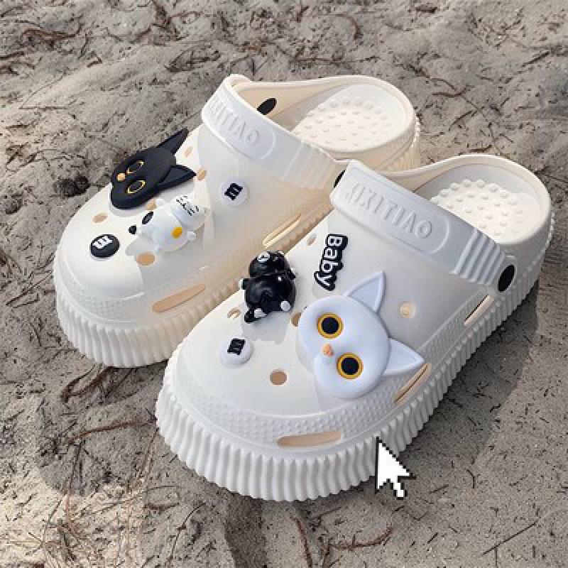 Women's Height-Boosting DIY Closed-Toe Platform Sandals