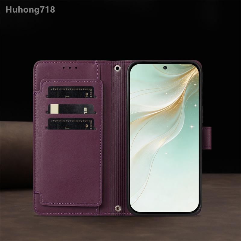For TCL Bremen K23 K24 P10 60 70 SE XE NxtPaper Ultra Pro 5G Flip Wallet Case Leather Cover With Card Slots Hand Strap Wireless Charging
