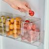Průhledný organizér na lednici Nádoby na uskladnění potravin Koše s čerstvou zeleninou a ovocem Úložný box do chladničky Kuchyňský organizér