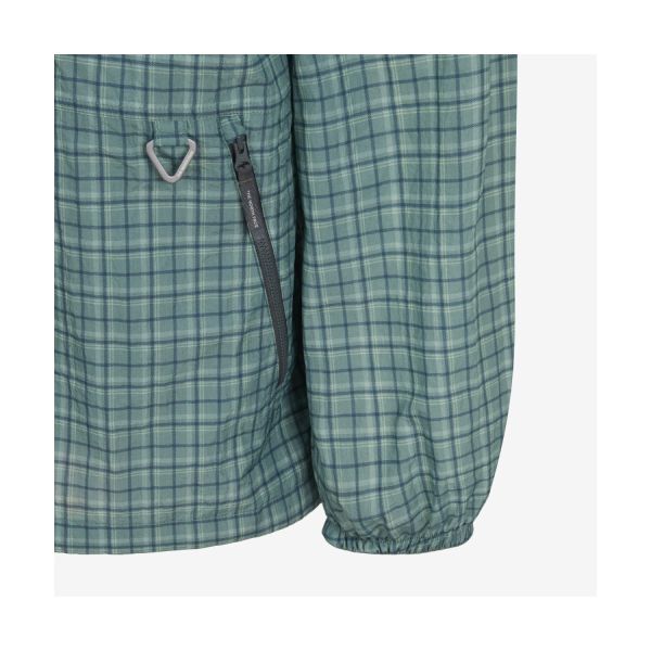The North Face Novelty Daycamp Plaid Hooded Zip-Up Loose Long Sleeve Jacket Unisex Jackets NJ3LS07A