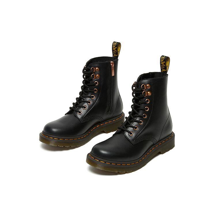 Dr. Martens 1460 Pascal Hdw Vintage Matte Soft Leather 8-Hole Boots Women Boots Black 26874001