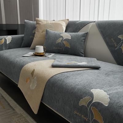 Sofa Cushion Four Seasons Universal Chenille Light Luxury Modern High-End Backrest Towel Cover Cloth Non-Slip Leather Cushion Sofa Cover