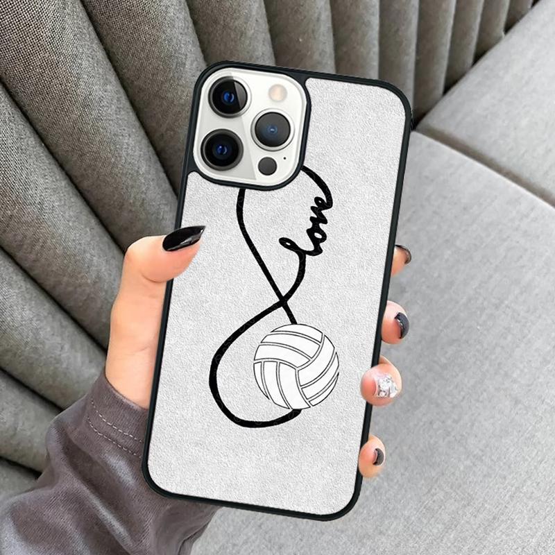 Play Volleyball Ball Phone Case For iPhone 17 Air 16 16e 15 13 14 Pro Max 11 12 Plus 2022 MAX Shell Cover coque