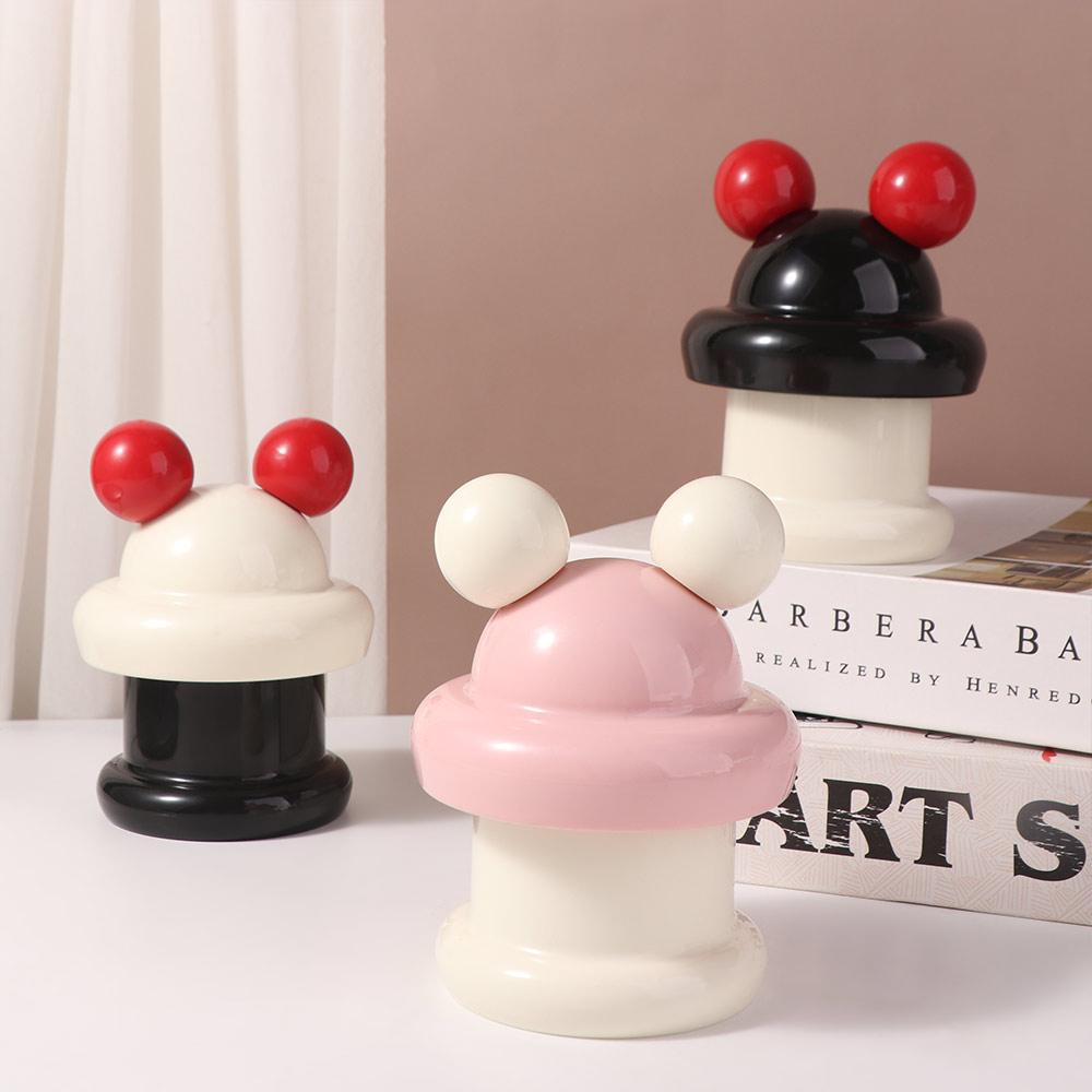 Clown Face Toothpick Storage Box with Lid Makeup Remover Swab Jar Toothpick Holder  Dining Room