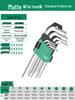 Extended Hex Wrench Set - 6-Point Hexagon Screwdriver Tool Combination