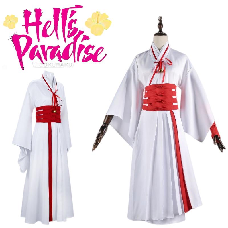 Yamada Jigoku Raku Asaemon Cosplay Costume Ninja Uniform Halloween Party