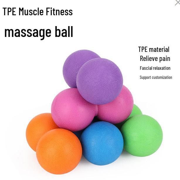 TPE Peanut Acupressure Massage Ball for Foot & Muscle Fitness