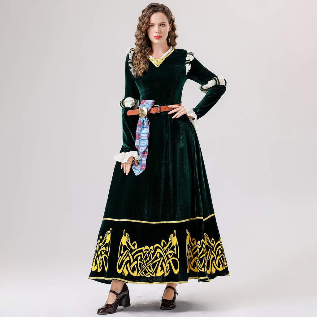 Curte Medievală Brave Legend Melinda Costum Cosplay Halloween