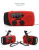 Portable Solar Hand-Crank Emergency Power Generator with LED & Multi-Band Radio