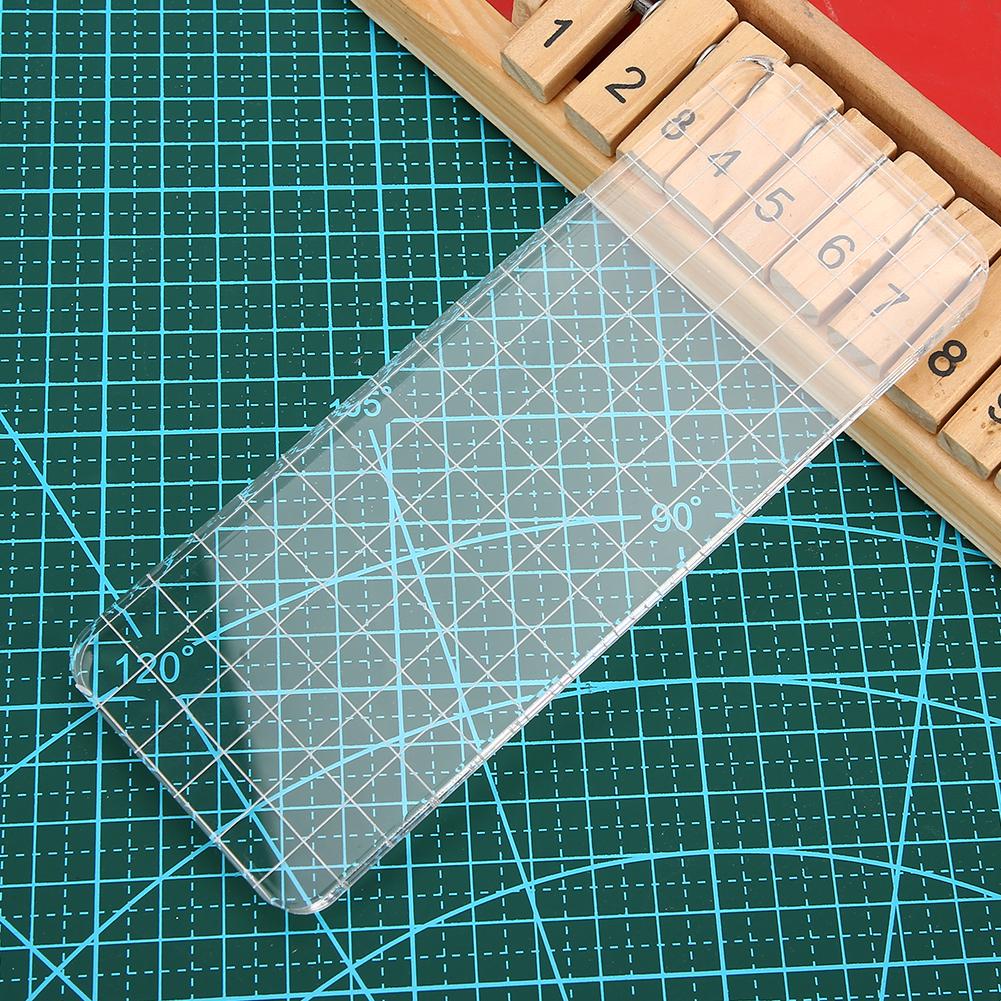 Acrylic Plate Transparent Clay Pottery Sculpture Tool Craft Sealing Accessories 9mm Thickness16x6x0.9cm, Rounded Small