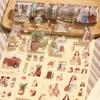 Journal GO 5x200cm Romantic Bohemia Tape Stickers for Scrapbooking Collage Junk Journal Decoration Masking Tape Stationery