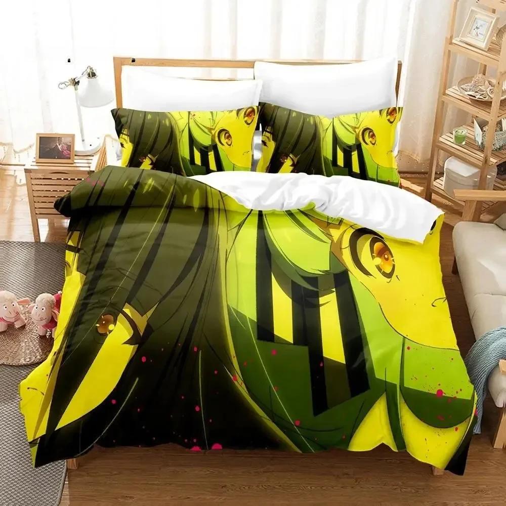 Zombie Land Saga 3D Print Bed Sheet Set Printed Duvet Cover Pillowcase Bedding Set Linen Sheet Quilt Cover Full Queen King Size