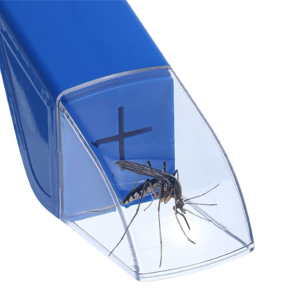 Handheld Insect Catcher Safe Non Toxic Plastic Tool For Home Pest Control With Ergonomic Round Grip