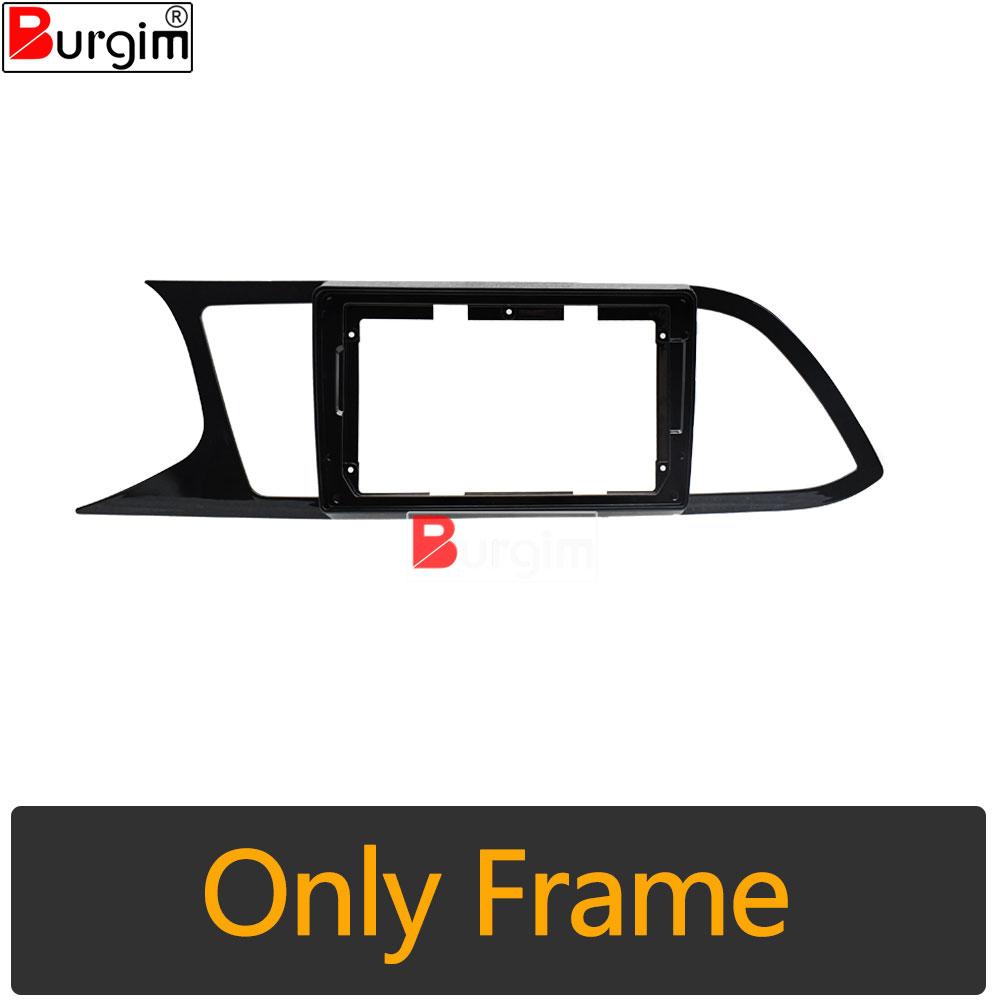 

Car Radio Fascias Frame For Seat Leon 3 5F 2012- 9 inch Stereo Panel Wiring Harness Power Cable Adapter Canbus Mount Kit Only frame