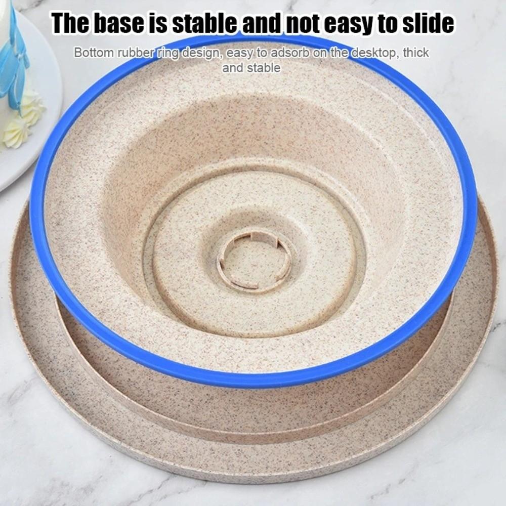 Plastic Cake Turntable Stand Round Revolving Dessert Stand DIY Rotating Cake Stand Kitchen