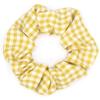 Classic Plaid Fabric Scrunchies: 8 Colors Girls' Hair Ties & Rubber Bands