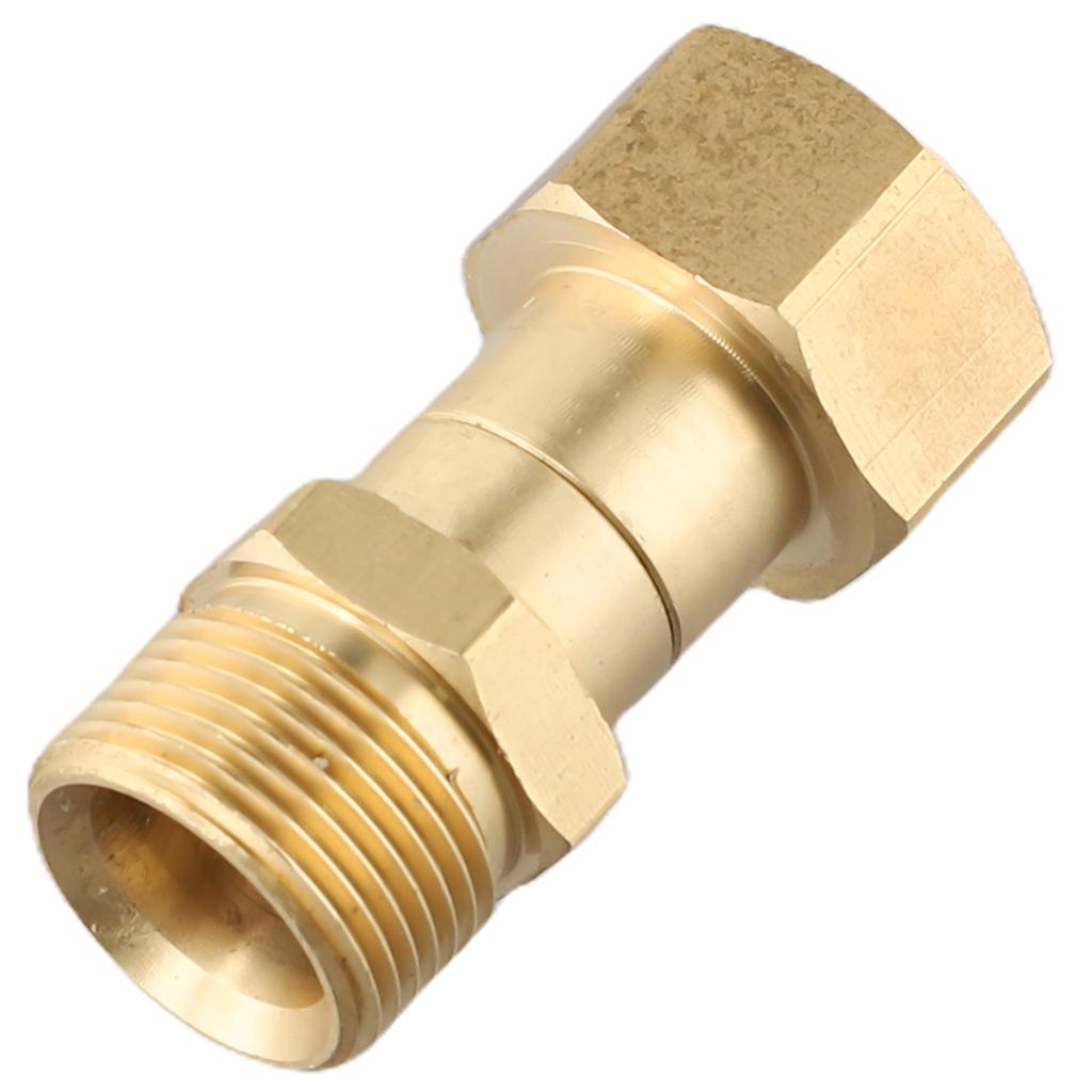 Anti-tangle High Pressure Washer Swivel Joint Hose Fitting M22 14MM Thread Fitting 360 Degree Rotation Hose Sprayer Connector