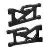 1 Pair Aluminum Alloy Front Swing Arm Spare Part Fit for WLtoys 144001 1 14 RC CarBlack