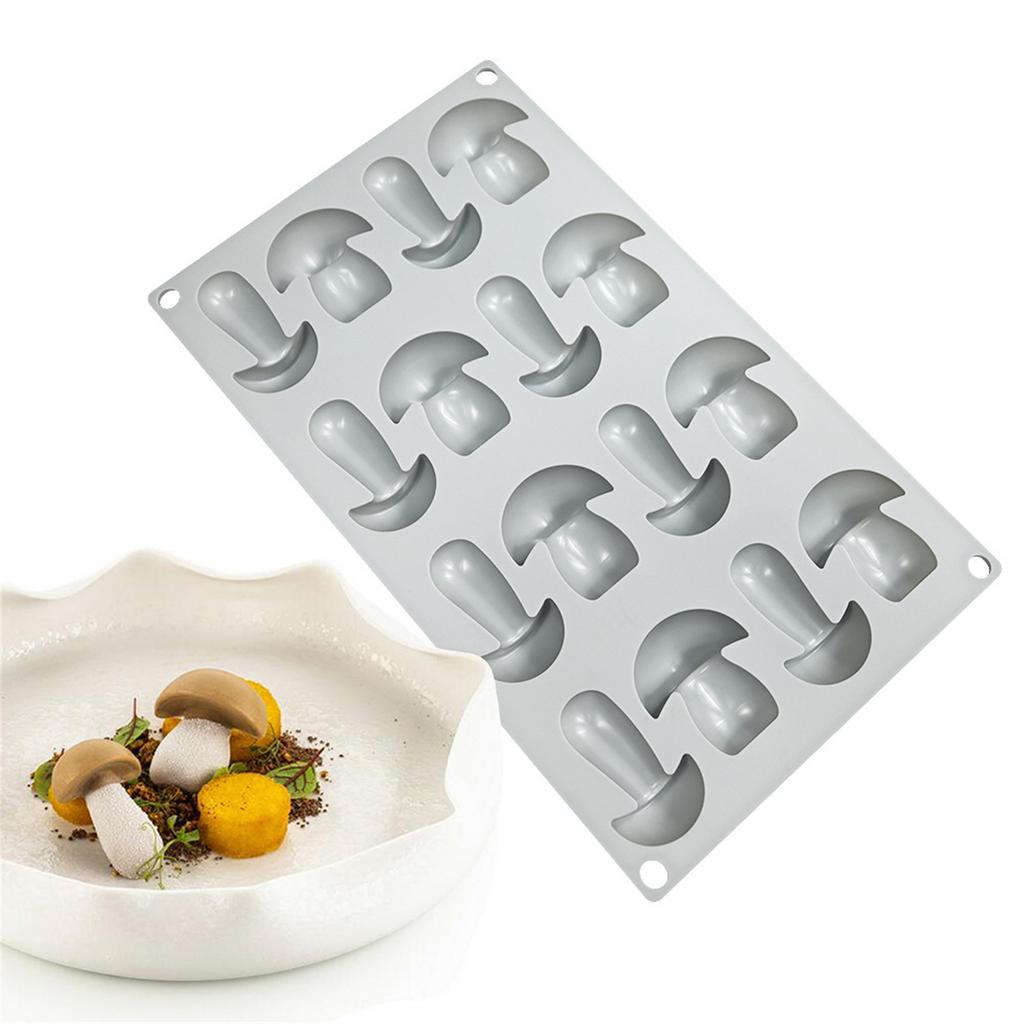 Dessert Molds Chocolate Mould Baking Supplies Mushroom Shape Candy Molds Kitchen Baking Accessories for Kitchen Baking