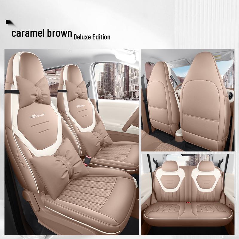 Wuling MINIEV 5th Gen Four-Door Perforated Leather All-Season Seat Covers