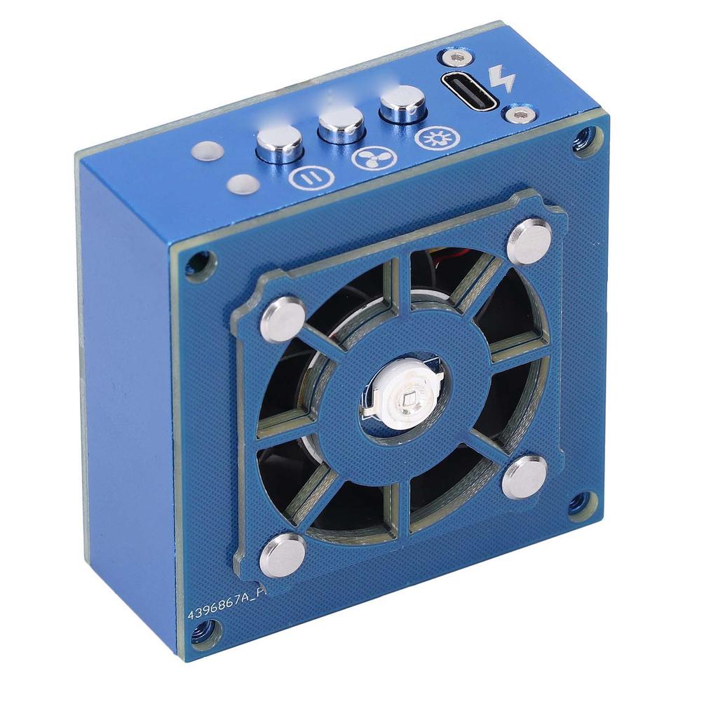 Solder Smoke Absorber Fan 10000RPM Multifunctional Soldering Cooling Fan with UV Lamp for Welding So