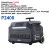 Stazione di Alimentazione Portatile IEE 2400W Portatile 2048Wh Generatore Solare LiFePO4, 16 Porte Controllo APP Per Campeggio Backup Casa