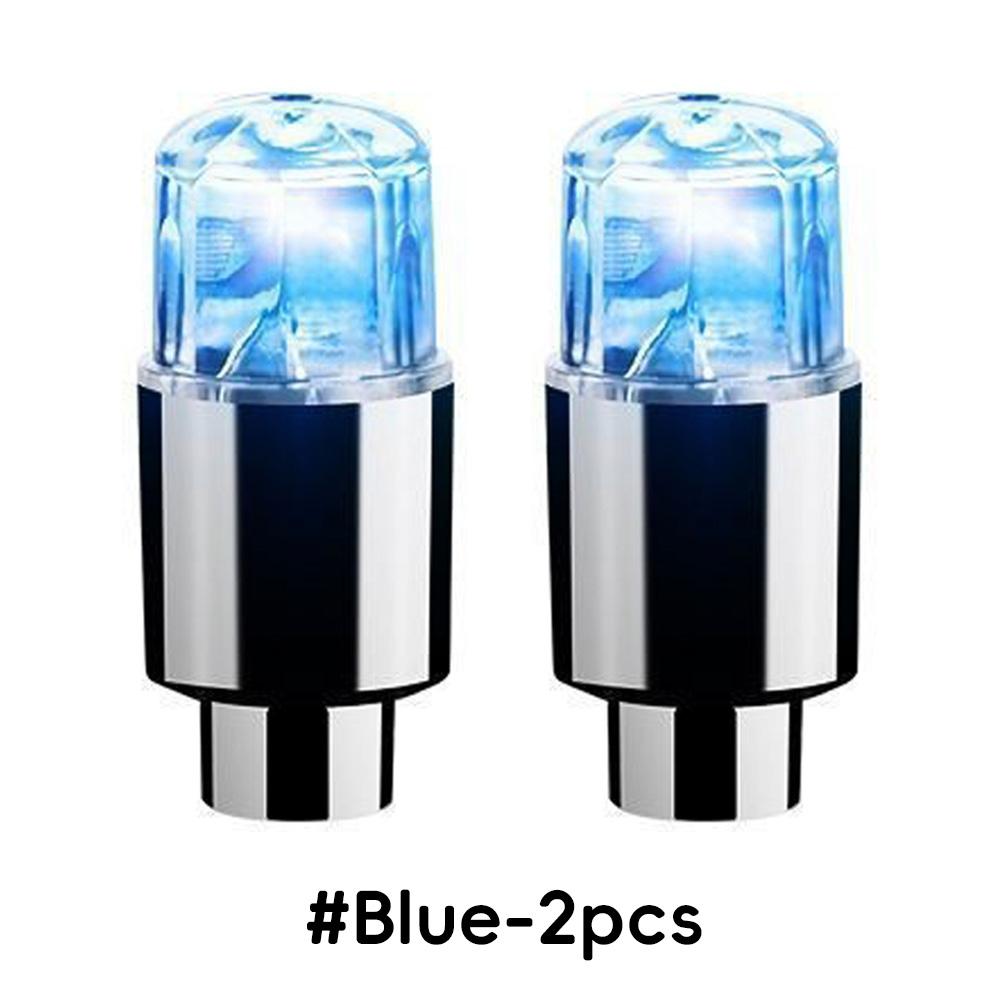 

2 шт. Велосипед Мотоцикл Автомобиль Колесо Спицы Свет Светодиодный Свет Колпачки Ниппелей Шины Велосипедный Фонарь Спицы Втулка Шина Лампа Аксессуары для MTB Велосипеда синий