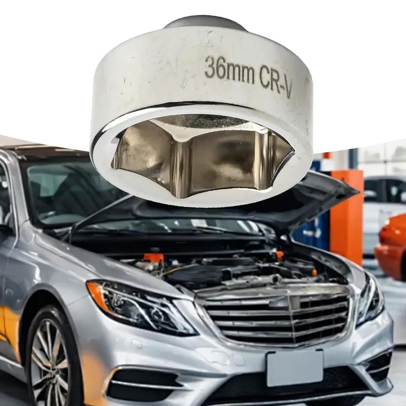 Oil Change Silver 36mm Wrench 3 8 Inch Drive Wrench Oil Filter Wrench 3 8 Drive Socket Compatibility With Ratchet