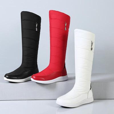 Winter Warm Snow Boots, Anti Slip, Waterproof, Lightweight Thick Soled Cotton Boots, Women's Casual Long Boots