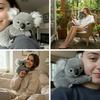 Plush Sitting Koala Simulation Soft Stuffed Animal Cozy Dog Panda Koala Plush Doll for Children Christmas Gifts