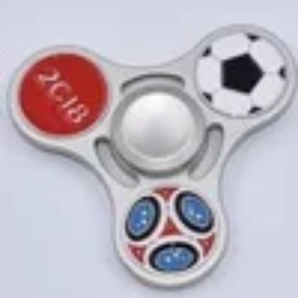 

Collection 2018 Classic Football Hand Spinners Metal Fidget Spinner For Autism EDC and ADHD Anti Stress Toy for Child & Adult серебряный