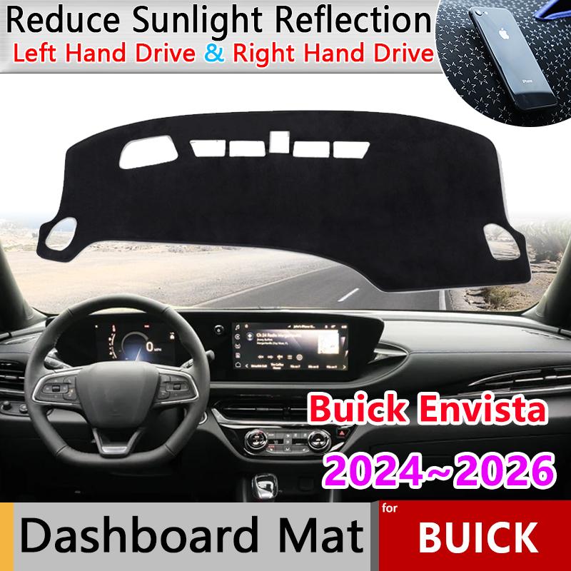 Car Dashboard Cover Pad for Buick Envista 2024 2025 2026 Anti-Slip Mat Sunshade Dashmat Carpet Rug Cushion Sticker Accessories