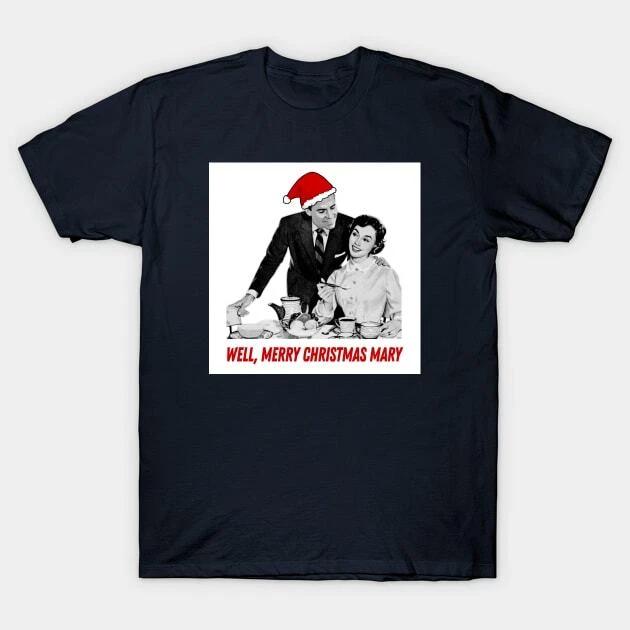 Retro Christmas - Merry Christmas Mary! Made in Australia T-Shirt 4XL