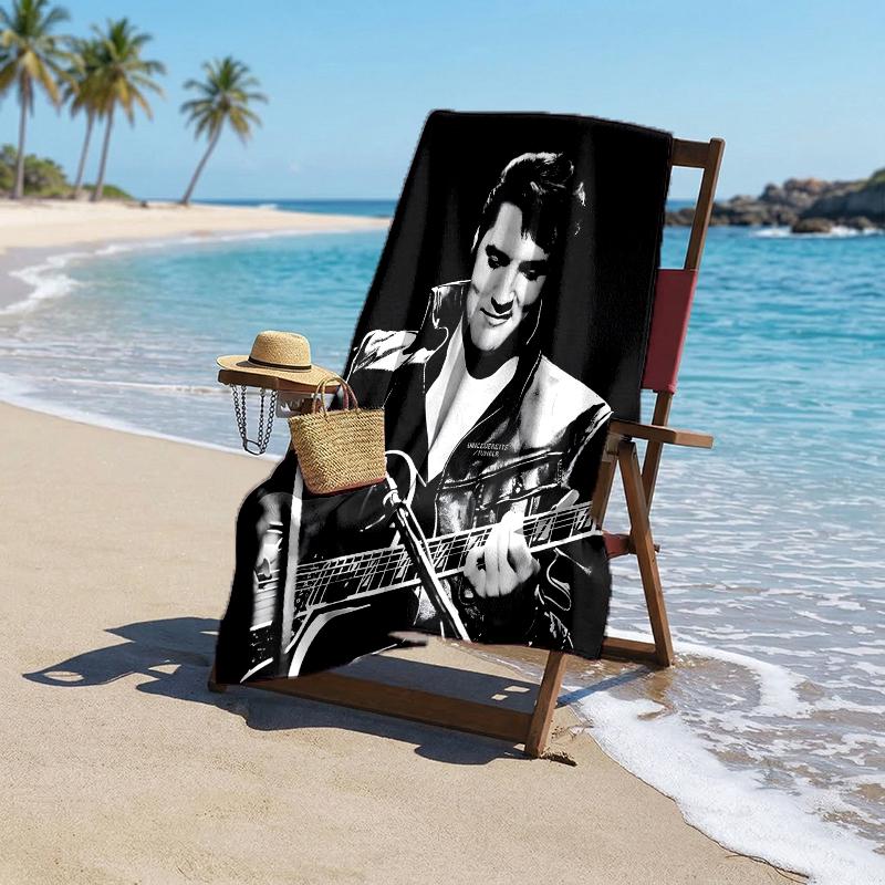 Elvis Fashion Beach Towel: Ideal for Summer Adventures Soft, absorbent and quick drying suitable for swimming and bathing