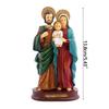 Heilige Familie Statue mit Kind Katholische Stehende Figur Religiöses Geschenk für Wohnungsdekorationen Schreibtisch Tischornament