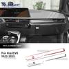 Real Soft Carbon Fiber Sticker For Kia EV6 GT EV 2022 2023 2024 2025 LHD RHD Car Passenger Air Outlet Strip Interior Trim