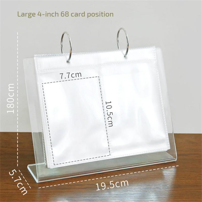 Creative Writing Book Double Sided Acrylic Photo Album Transparent Album Transparent Inner Page Home Decorations Durable