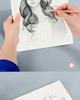 Double-Sided A4 Thickened Small-Square Grid Paper, Natural Color, Eye Protection, Non-Tear, Ideal for Postgraduate Exam Prep.
